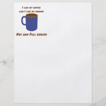 ¡Caliente y fuerte! El café tiene gusto de camiset Flyer Personalizado