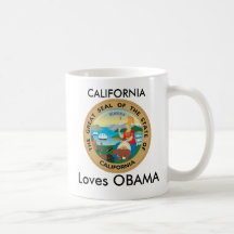 CALIFORNIA AMA a OBAMA conmemorativo Tazas
