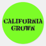 California crecida etiquetas  