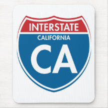 California de un estado a otro CA Alfombrillas De Ratones