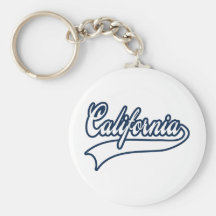 California - marina de guerra blanca llavero personalizado