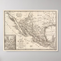 California, New México y Tejas Robertson 1780 Impresiones