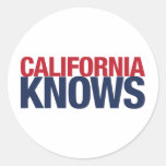 California sabe pegatina
