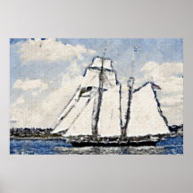 Californian alto de la nave posters