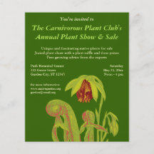 Californica del Darlingtonia, planta carnívora Tarjetones