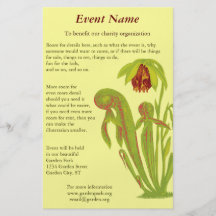 Californica del Darlingtonia, planta carnívora Tarjetas Publicitarias
