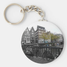 Calle de Amsterdam Llaveros Personalizados
