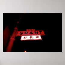 Calle de Grant Poster