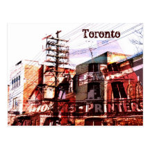 Calle de la reina, Toronto Tarjeta Postal