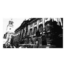 Calle del maíz plantilla para tarjeta de foto
