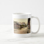 Calle del pueblo, Garmisch, Baviera superior, Alem Taza De Café