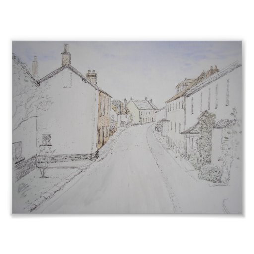 Calle delantera Silverton, Exeter, Reino Unido Fotografía