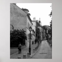 Calle parisiense impresiones