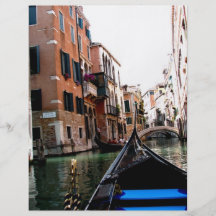 Calles de Venecia Tarjetas Publicitarias