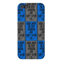 "CÁLMEME ABAJO son apenas lisiado usted no puede c iPhone 5 Funda