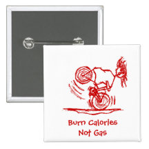 ¡Calorías de la quemadura - no gas! Pin