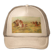 Calvary e indios gorros  