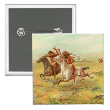 Calvary e indios pins