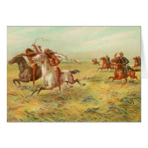 Calvary e indios tarjetas