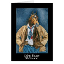 Calvin equino (Clotheshorse) Felicitación