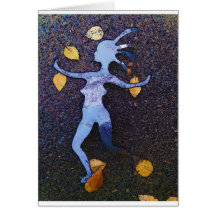 Calypso del baile tarjeton