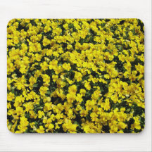 Cama de flor de oro alfombrillas de ratones