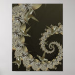 Cama de flores poster