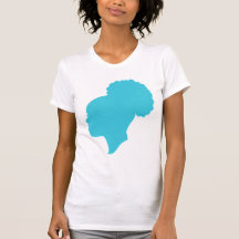 Camafeo azul camisetas