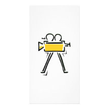 Cámara de película tarjeta fotográfica