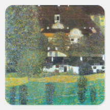 Cámara del castillo en Attersee II de Gustavo Klim Colcomania Cuadrada