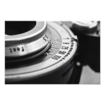 Cámara del vintage impresión fotográfica