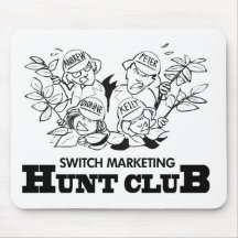 Cambie al club de caza del márketing alfombrilla de ratón