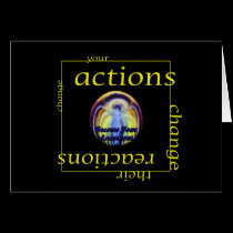 Cambie las acciones y las reacciones tarjetas