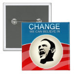 Cambio de Barack Obama que podemos creer adentro Pins