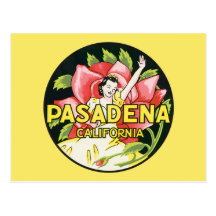 Cambio de dirección, Pasadena California del vinta Postales