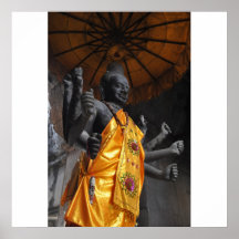 Camboyano Vishnu Poster