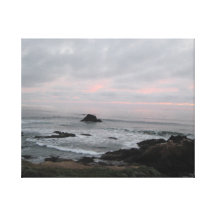 Cambria rocoso, California, costa costa en la pues Lona Estirada Galerías