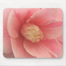 Camelia rosada Mousepad Alfombrillas De Ratón