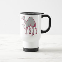 Camello del parque zoológico taza