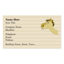 Camello lindo del dibujo animado plantillas de tarjetas de visita