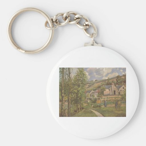 Camille Pissarro - aceite de Pontoise 1874 del pai Llavero