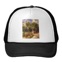 Camille Pissarro - árbol de sombra del banco del j Gorra