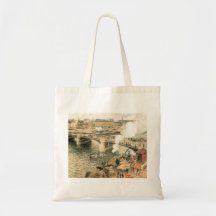 Camille Pissarro - puente lluvioso 1896 del río de Bolsa
