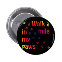 Camina una milla (felina) pins