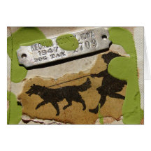 Caminando el ATC del perro Tarjeta