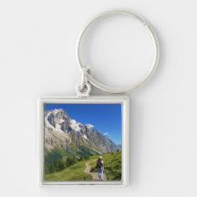 caminante en el valle del hurón, Italia Llaveros Personalizados