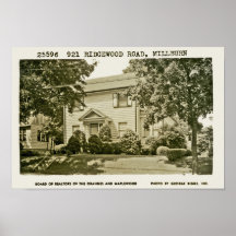 Camino CA 1952 de 921 Ridgewood Poster