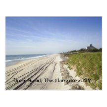 Camino de la duna, el Hamptons N.Y. Tarjetas Postales