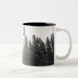 Camino de tierra Nevado que entra el sol Tazas De Café