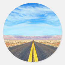 Camino vacío etiqueta